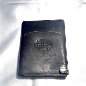Buxton Black Leather Wallet